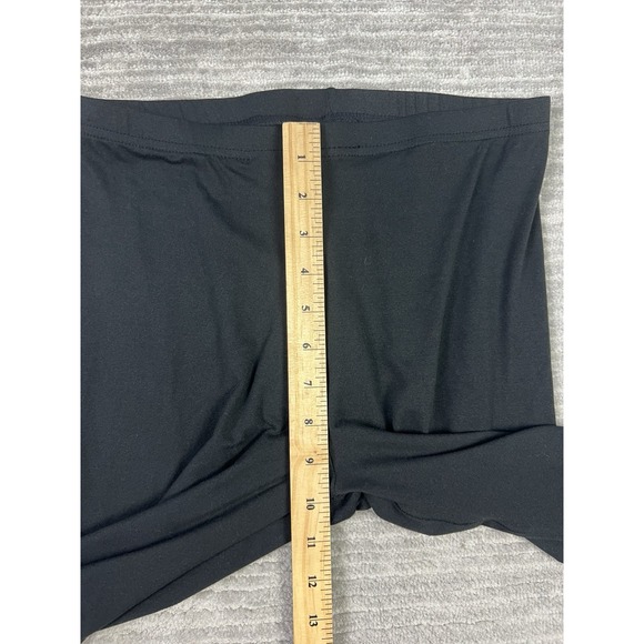 Just Be Leggings Womens Large Black Pull On Elastic Waist Polyester Blend - Picture 6 of 11